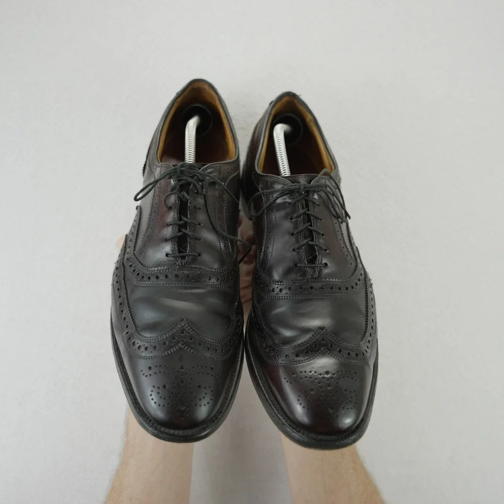 Allen Edmonds Cambridge Shell Cordovan Wingtip Oxford Shoes Mens 15 A